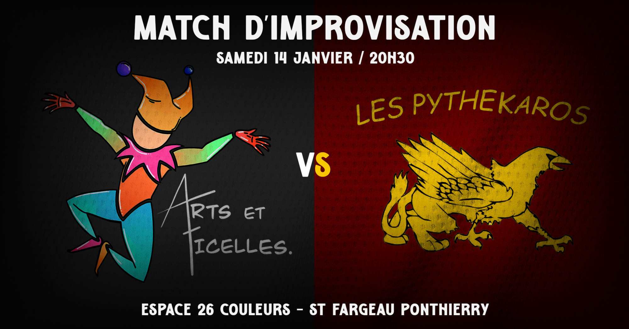 Match d'impro - Arts et Ficelles vs Les Pythekaros