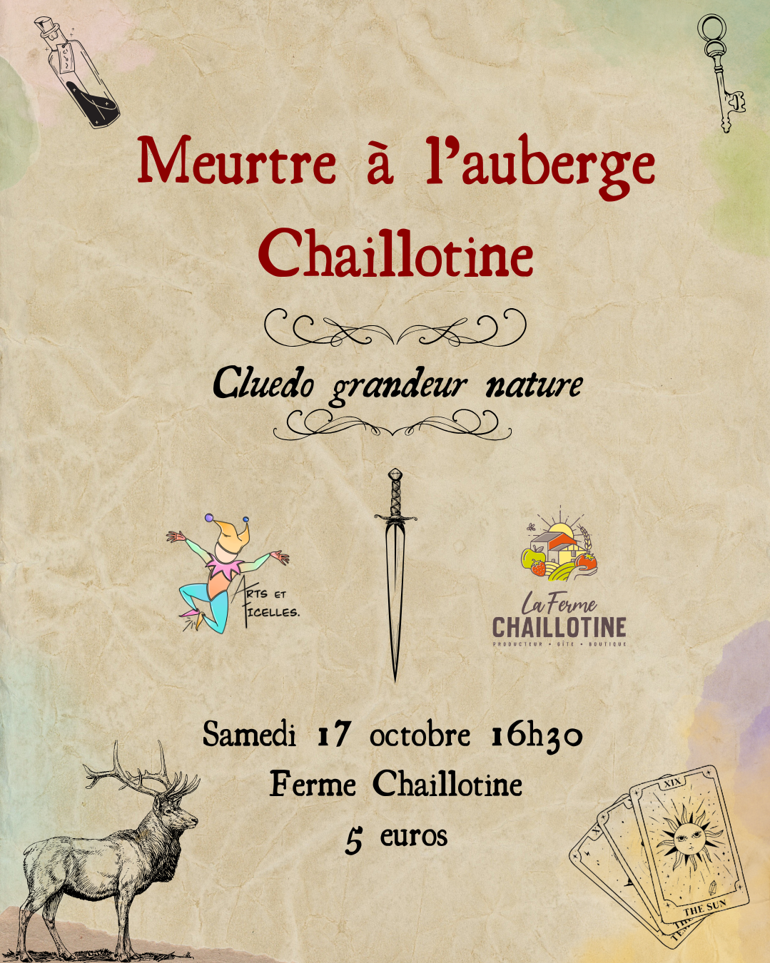 Cluedo à la Ferme Chaillotine
