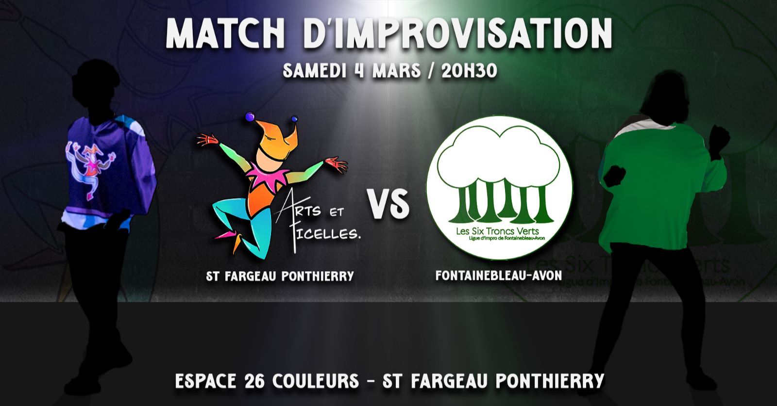 Match d'improvisation - Arts et Ficelles vs les Six Troncs Verts